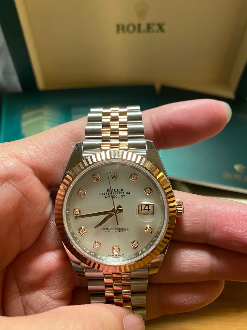 Datejust mother of pearl discount 41