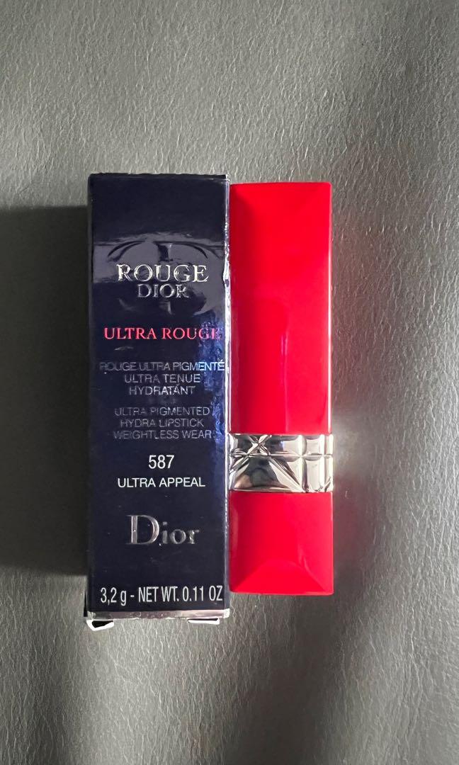 Dior lipstick rouge ultra rouge 587 Ultra Appeal, Beauty & Personal ...