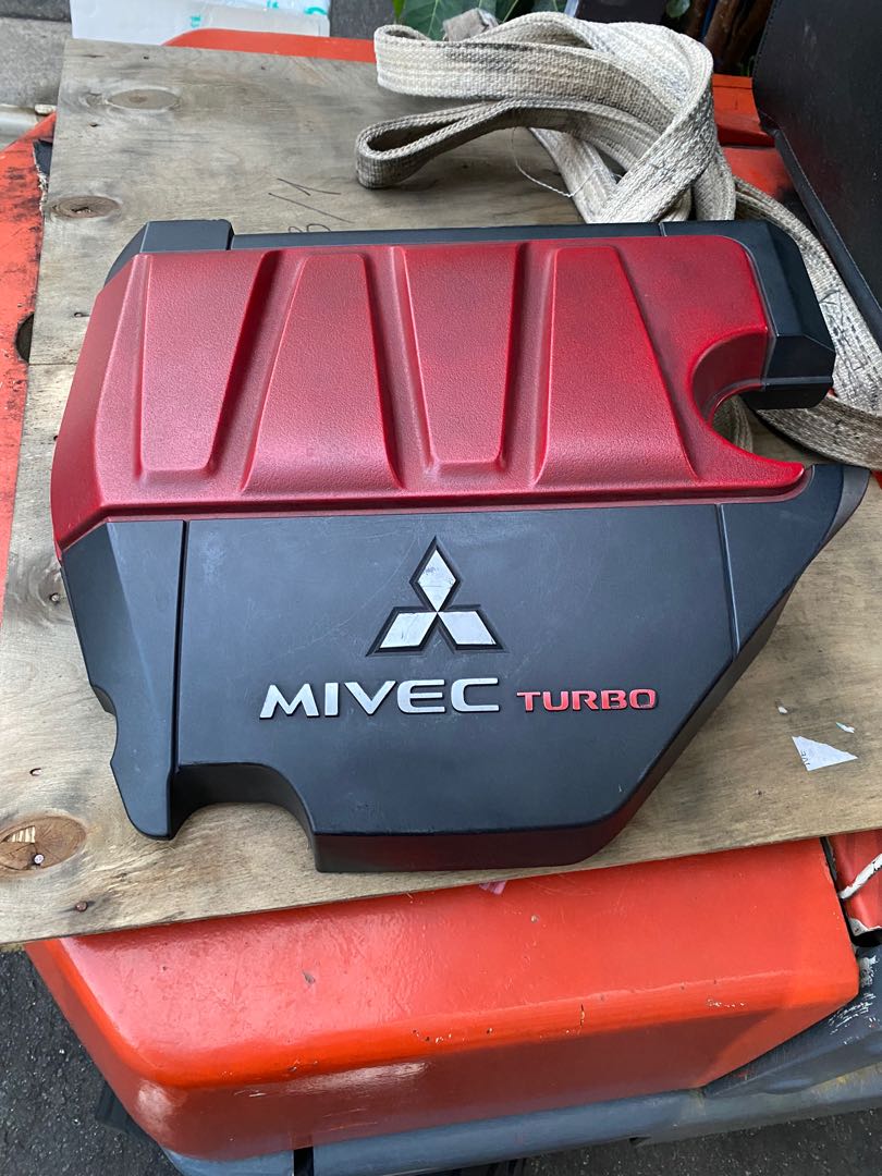 Engine cover Evo X, Car Accessories, Accessories on Carousell