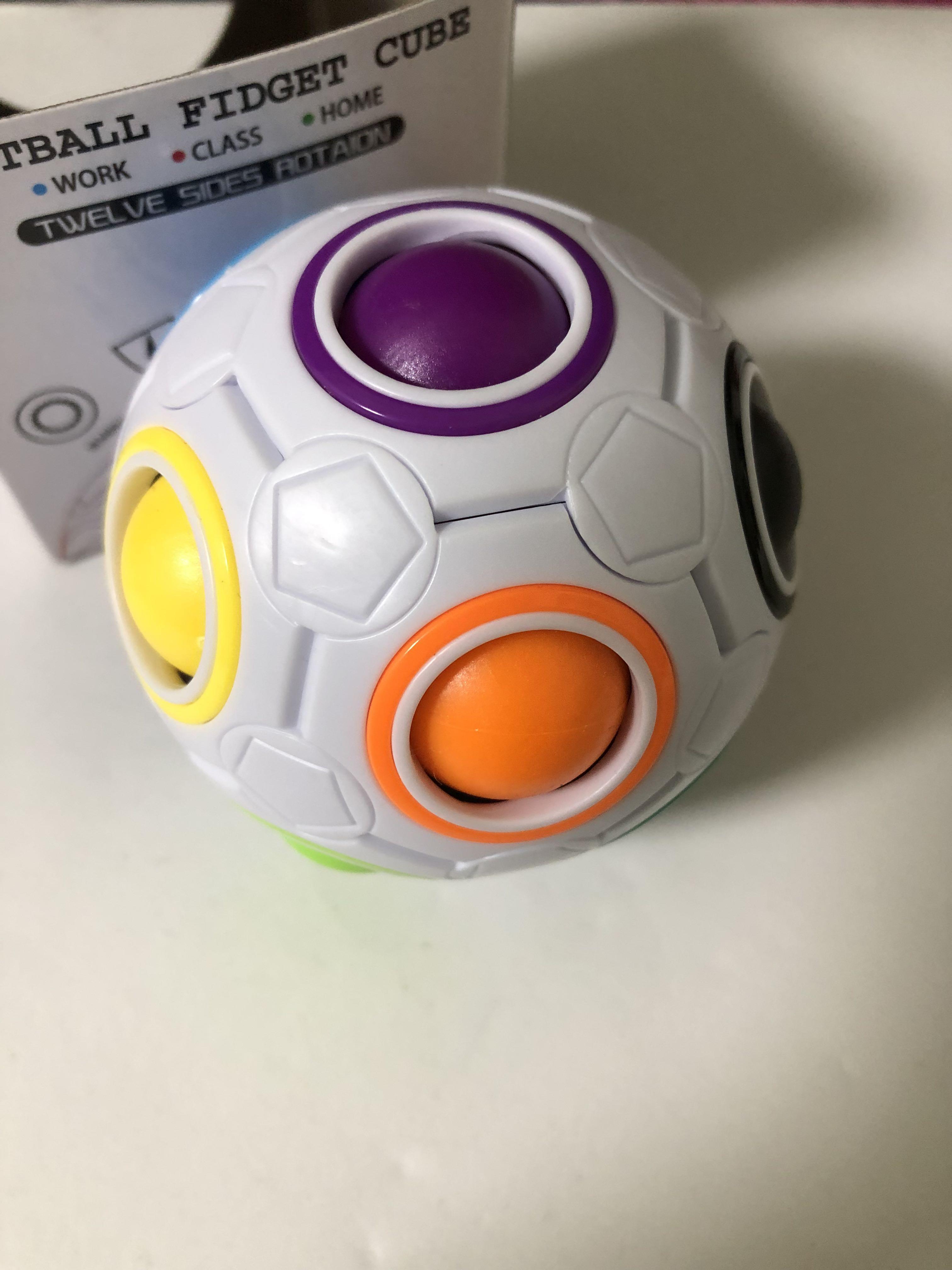 Football Fidget Cube (Twelve asides Rotation), Hobbies & Toys, Toys