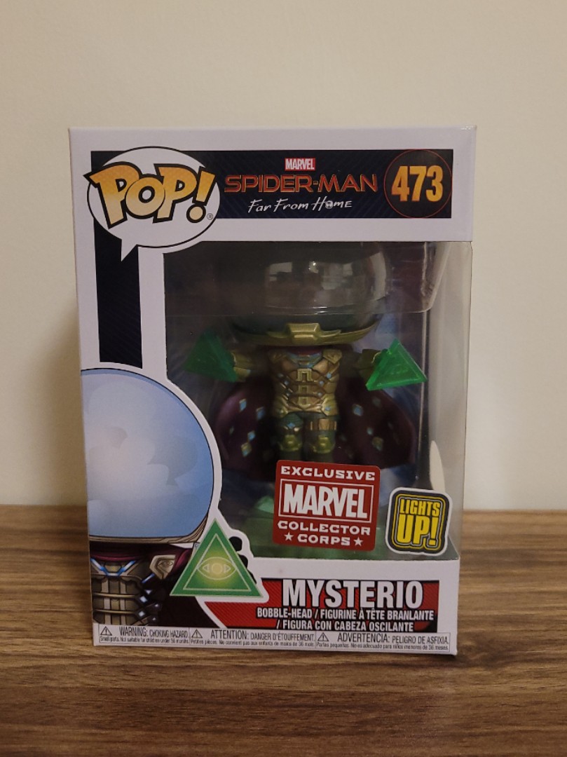 Funko pop spider man on sale far from home collector corps