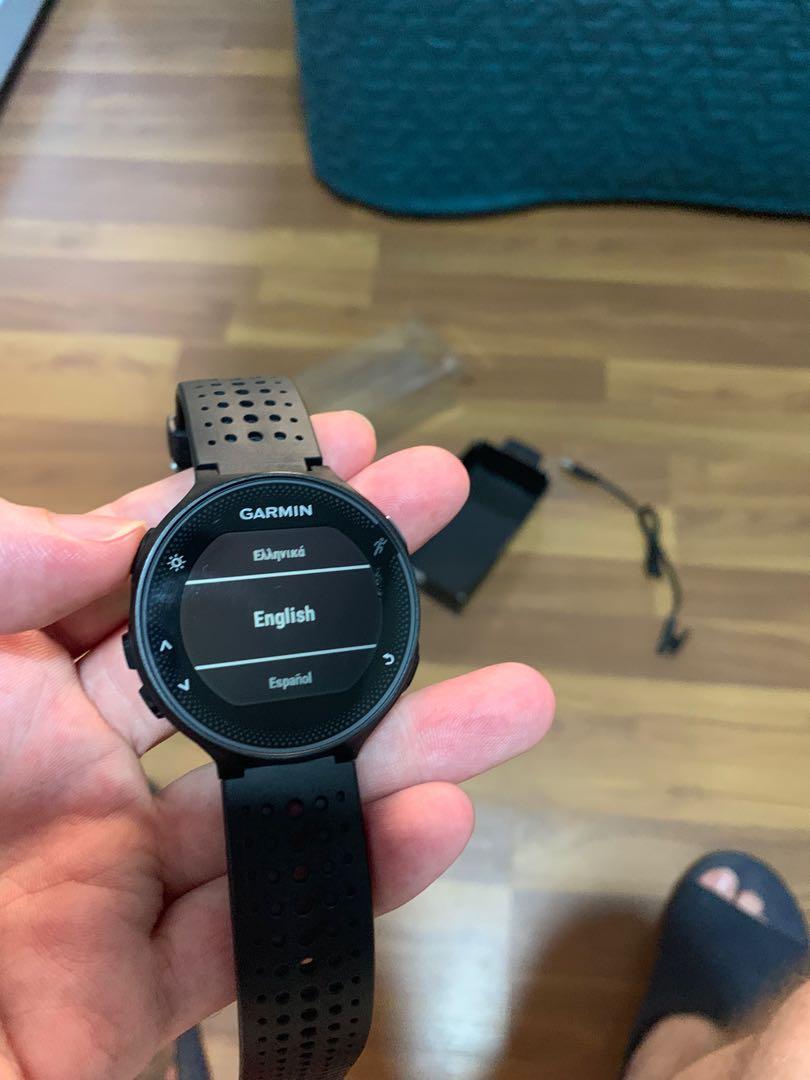 Garmin forerunner discount 235 factory reset