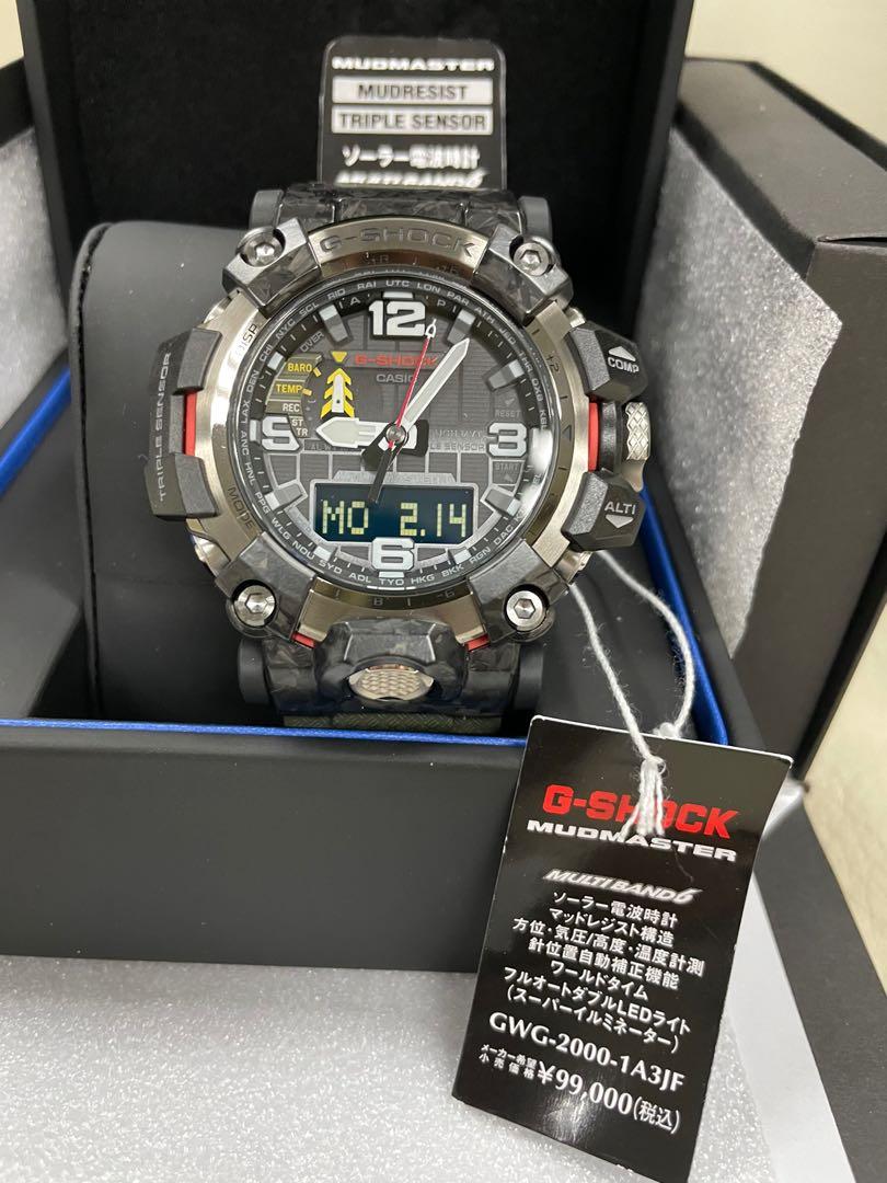 全新Gshock GWG-2000-1A3JF手錶, 名牌, 手錶- Carousell