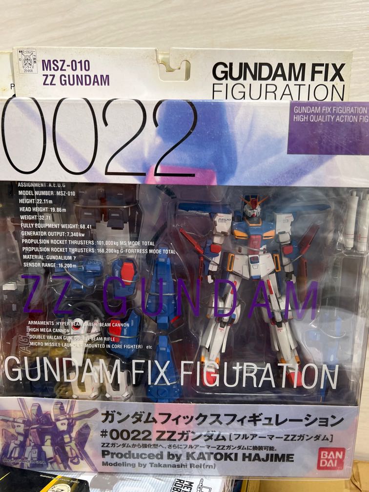 Gundam Fix Figuration #0022 ZZ Gundam, 興趣及遊戲, 玩具& 遊戲類