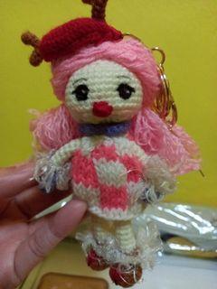 Handmade crochet key chain
