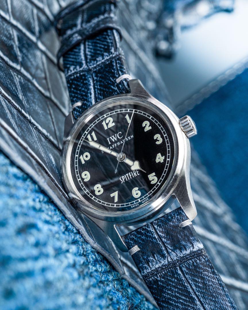 Iwc crocodile 2024 leather strap