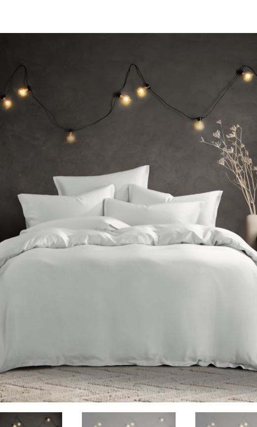 Hooga super single Tencel Grey, Furniture & Home Living, Bedding