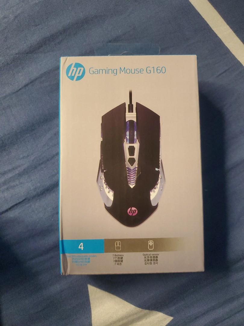 HP Gaming Mouse G160 (White), 電腦＆科技, 電腦周邊及配件, 電腦滑鼠及相關產品 Carousell