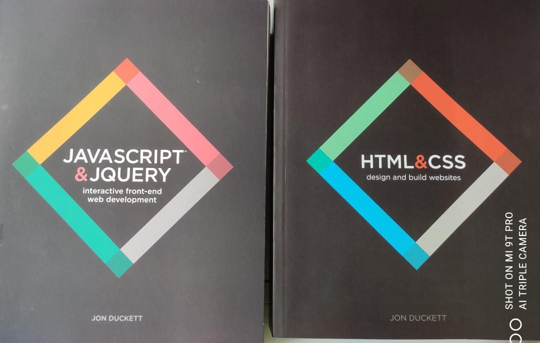 Html and javascript book, Hobbies & Toys, Books & Magazines, Textbooks ...