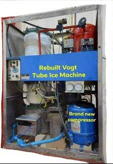 ICE Machine (1 Ton/1,000kg per day) VOGT TUBE ICE MACHINE