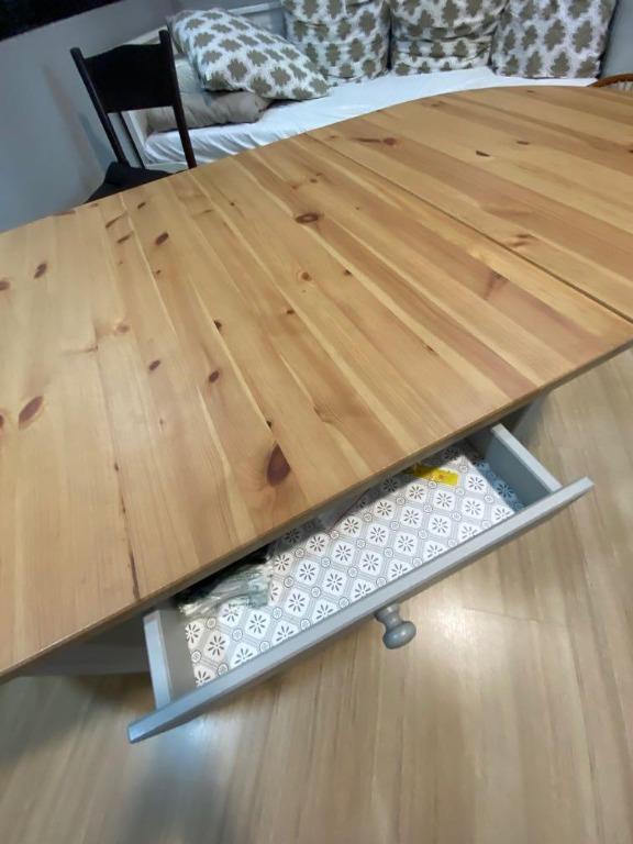 IKEA Dining Table Gamleby Gateleg Foldable Table, Furniture & Home