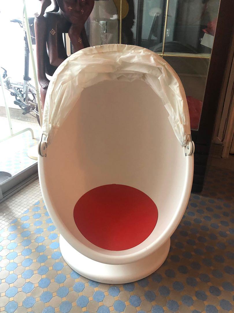 IKEA eggs children swivel chair, Furniture & Home Living, Furniture