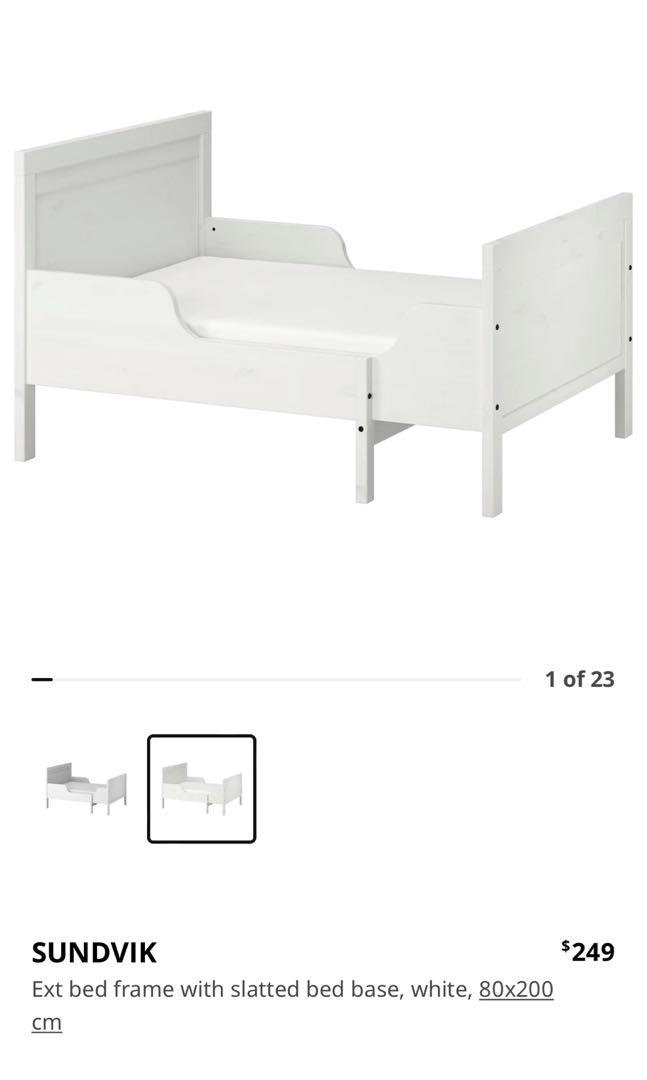 Ikea Sundvik children extendable bed kids, Babies & Kids, Baby Nursery