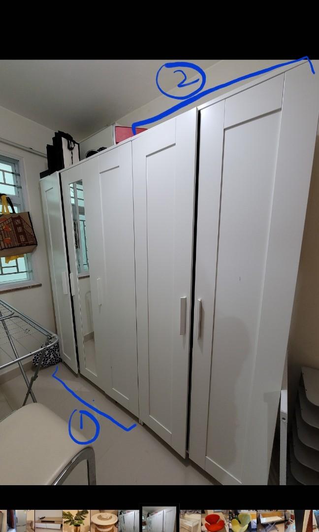 Ikea wardrobes, 傢俬＆家居, 傢俬, 書櫃、櫃子及架 Carousell