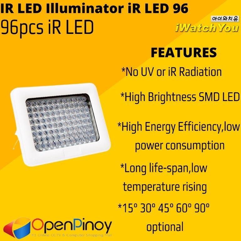IR LED Illuminator iR LED 96, Furniture & Home Living, Security & Locks ...