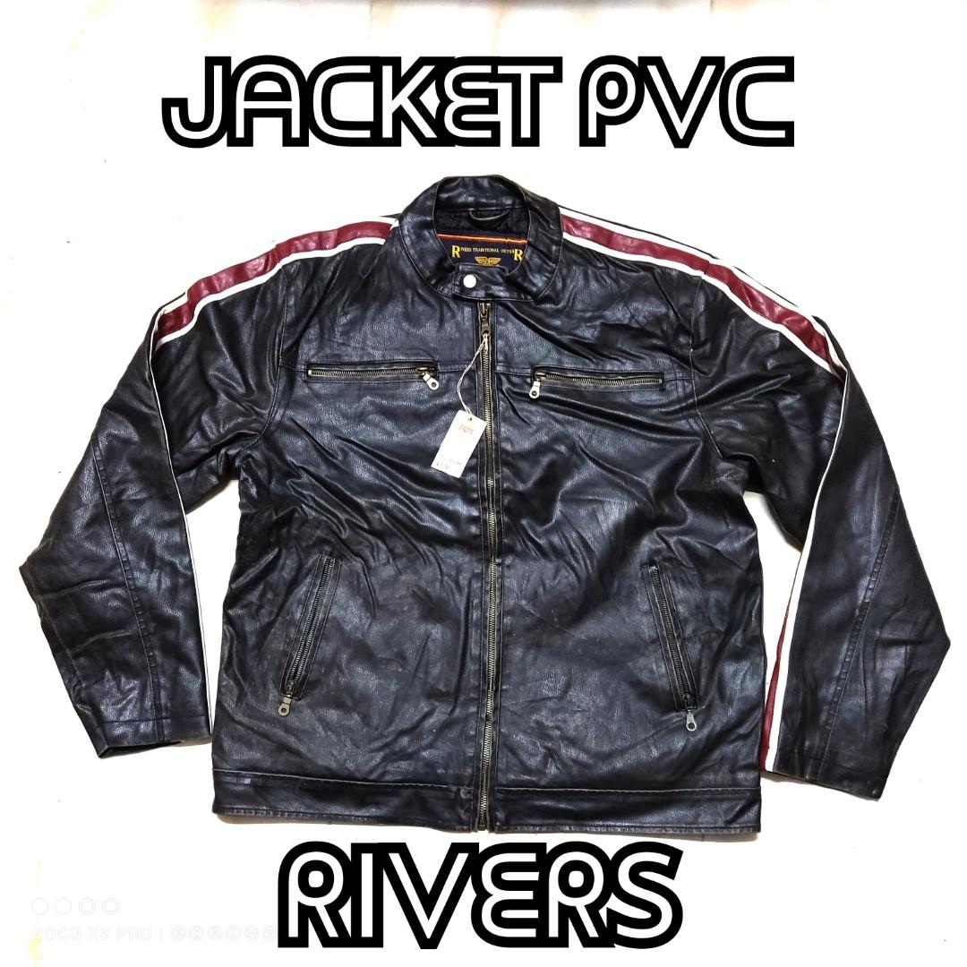 JACKET PVC RIVERS, Men's Fashion, Coats 