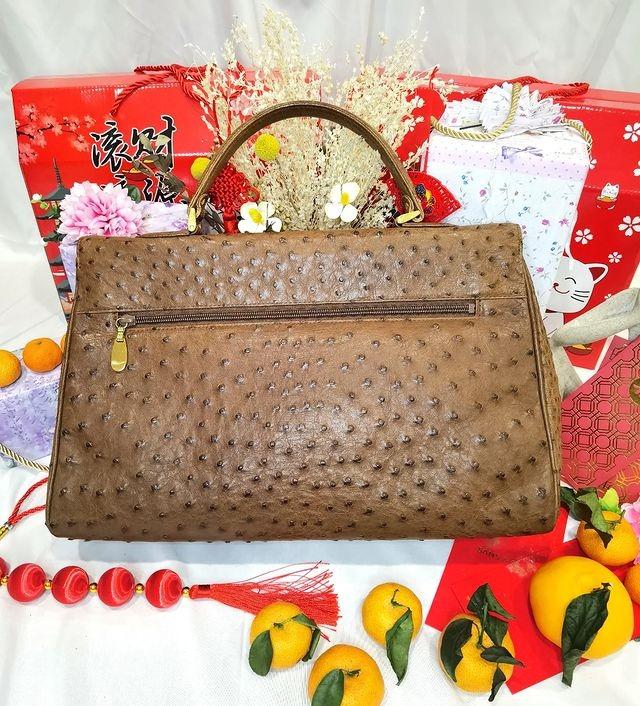 JRA Ostrich Tote Bag