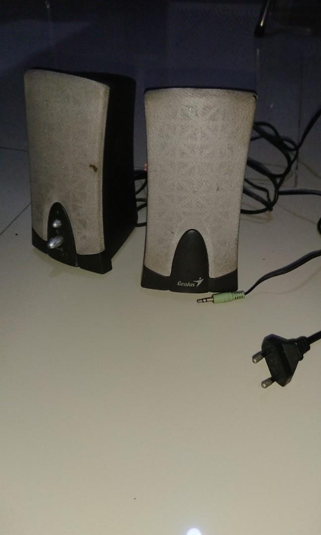 Jual Speaker aktif kecil GENIUS bisa colok ke hp atau laptop