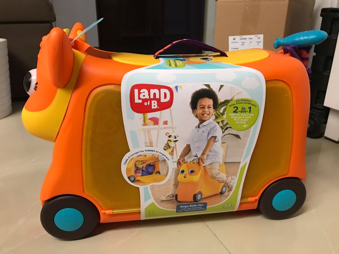 Kids ride on luggage, Hobbies & Toys, Travel, Luggage on Carousell