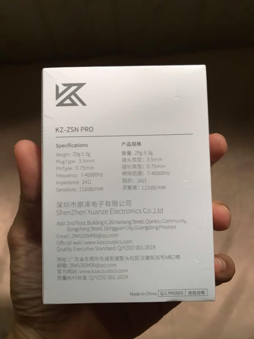Knowledge zenith KZ ZSN Pro Hybrid Earphone Blue Elektronik