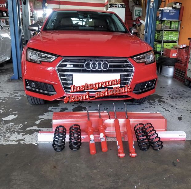 koni special active Audi A4 A5 B9 53mm用 Koni special active with eibach pro kit - Audi A4 B9 model, Car