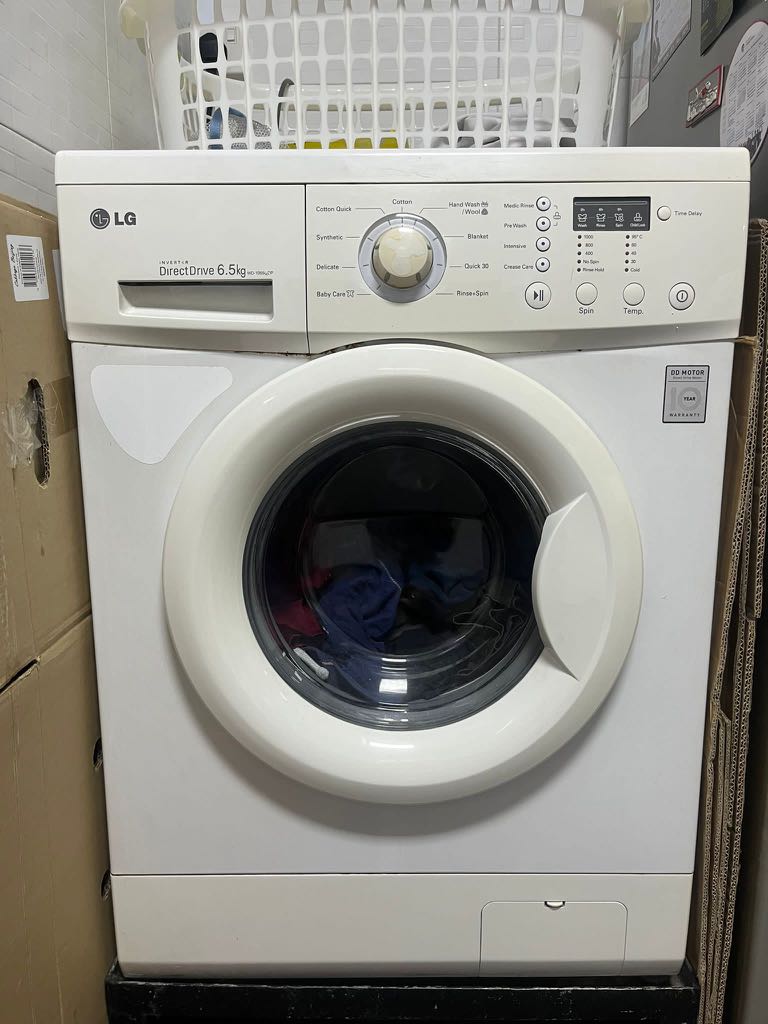 Lg washing machine 6.5kg, TV & Home Appliances, Washing Machines and