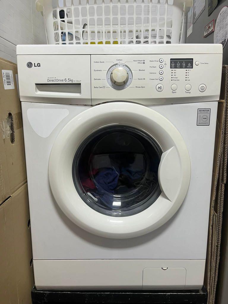 Lg washing machine 6.5kg, TV & Home Appliances, Washing Machines and