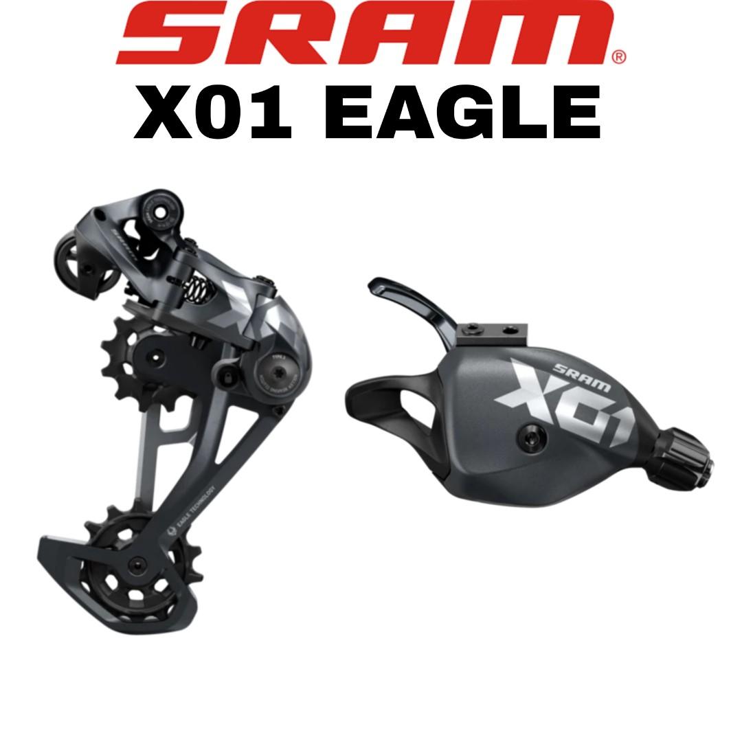12-Speed Rear Discrete Clamp SRAM X01 Eagle Trigger Shifter Lunar 