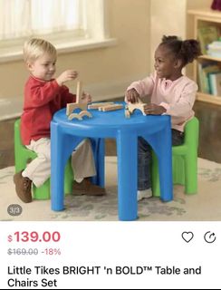 Little Tikes Table and 2 Chairs