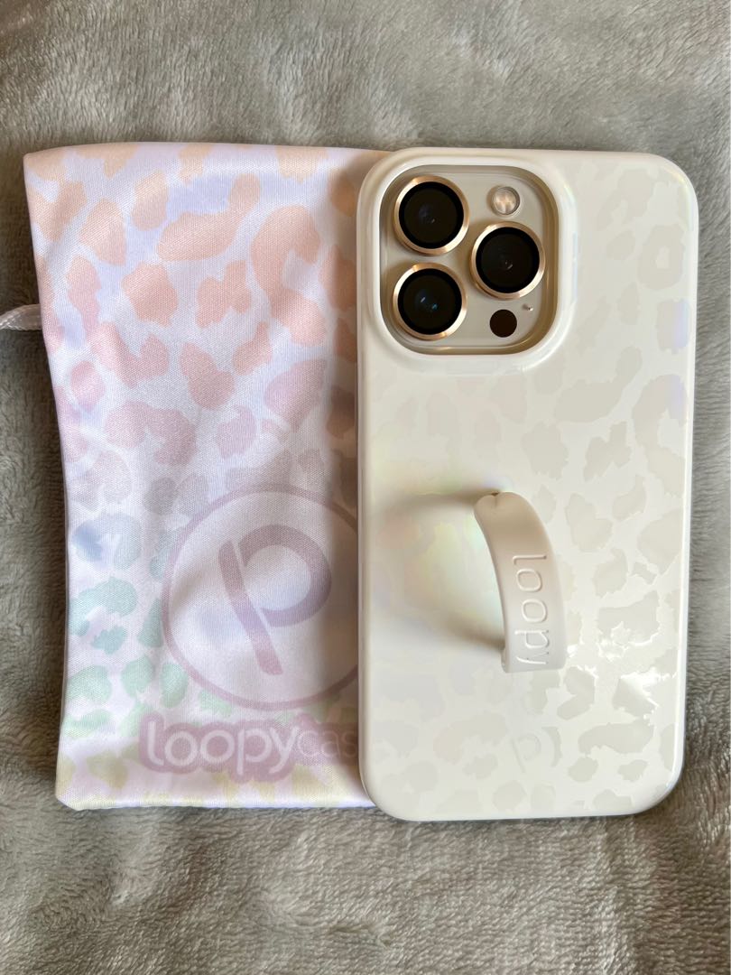 Loopy Opal Leopard case for iPhone 13 pro, Mobile Phones & Gadgets