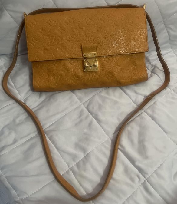 Louis Vuitton Fascinante Empreinte Leather in Mustard, Luxury, Bags \u0026  Wallets on Carousell