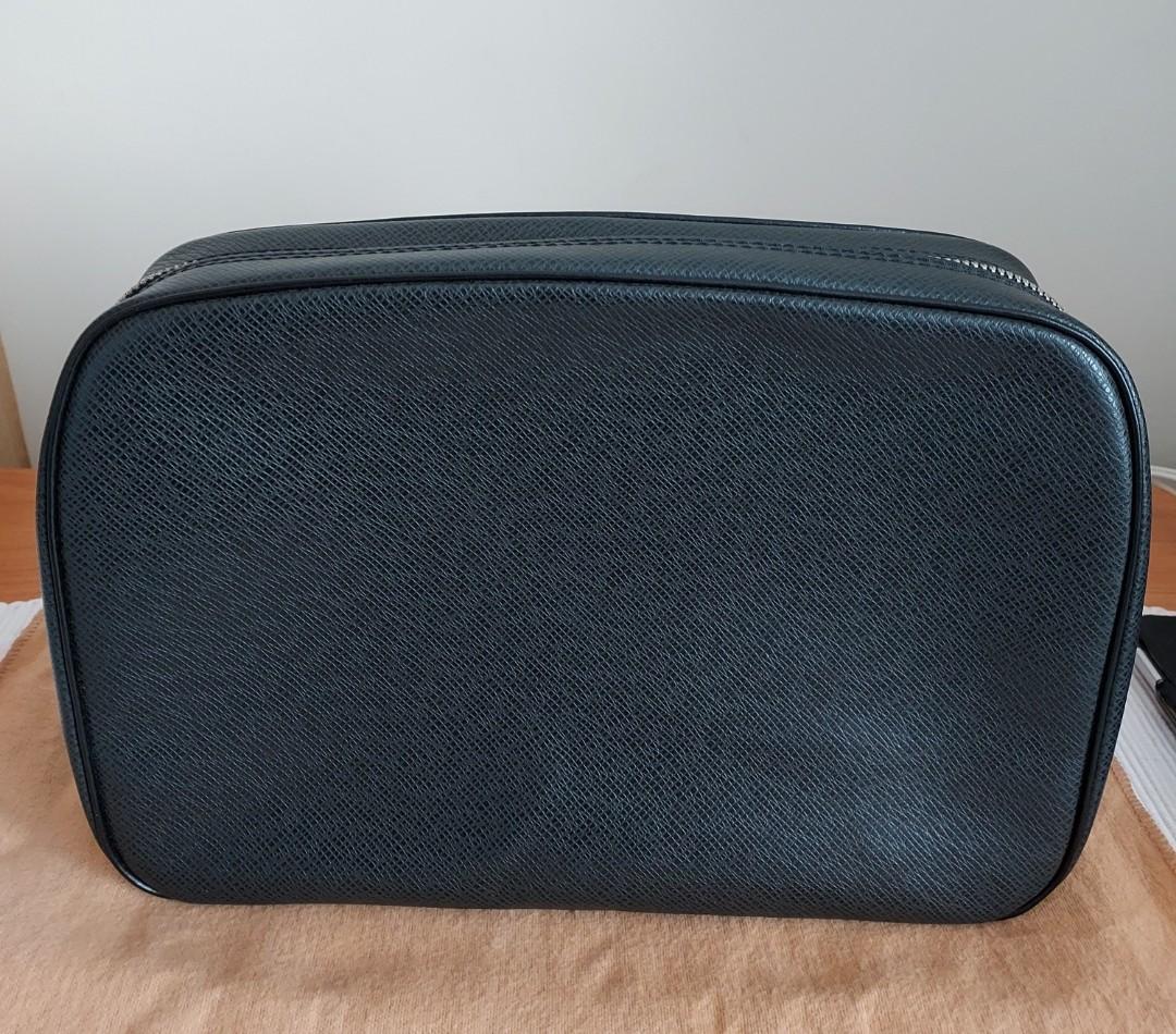 LOUIS VUITTON MEN S TOILETRY BAG TAIGA LEATHER Luxury