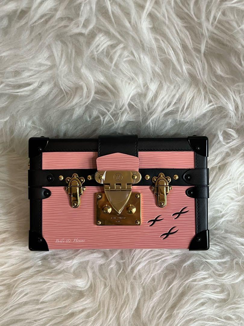Louis Vuitton Petite Malle in Pink Epi Leather