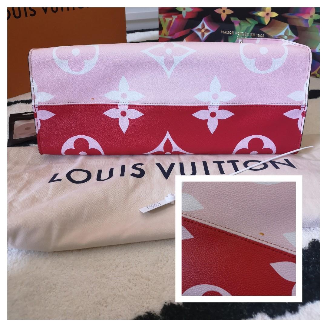 LV Louis Vuitton On the Go GM Size Limited Ed in Rouge Multicolor Authentic  LV RARE!, Luxury, Bags & Wallets on Carousell