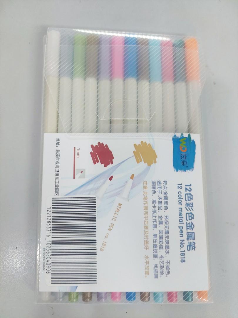 Metallic Color Pen Marker 12colors (Category: Craft Supplies & Tools) located in Mandaluyong City. Submitted by kayeson (Listing ID 1143638477, Image 3). Description: Metallic Color Pen Marker 12 colors all items are on hand and ready to ship! PM us. thank you and happy shopping 🛍 ~kyrie alyssons Corner.
