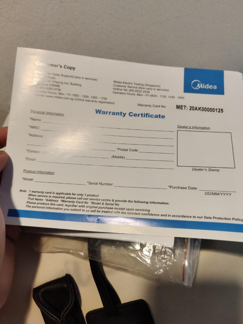 Midea washer with warranty, TV & Home Appliances, Washing Machines and Dryers on Carousell