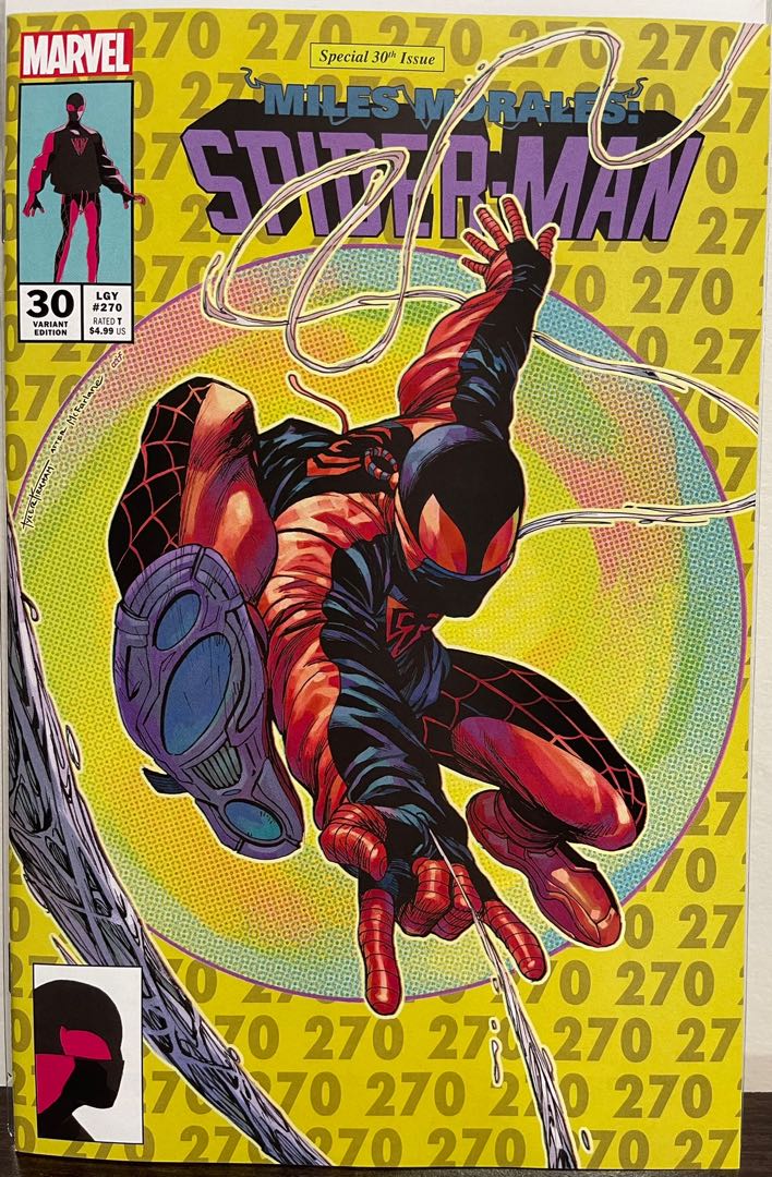 MILES MORALES SPIDER-MAN #30 ( TYLER KIRKHAM EXCLUSIVE HOMAGE VARIANT ),  Hobbies & Toys, Books & Magazines, Comics & Manga on Carousell