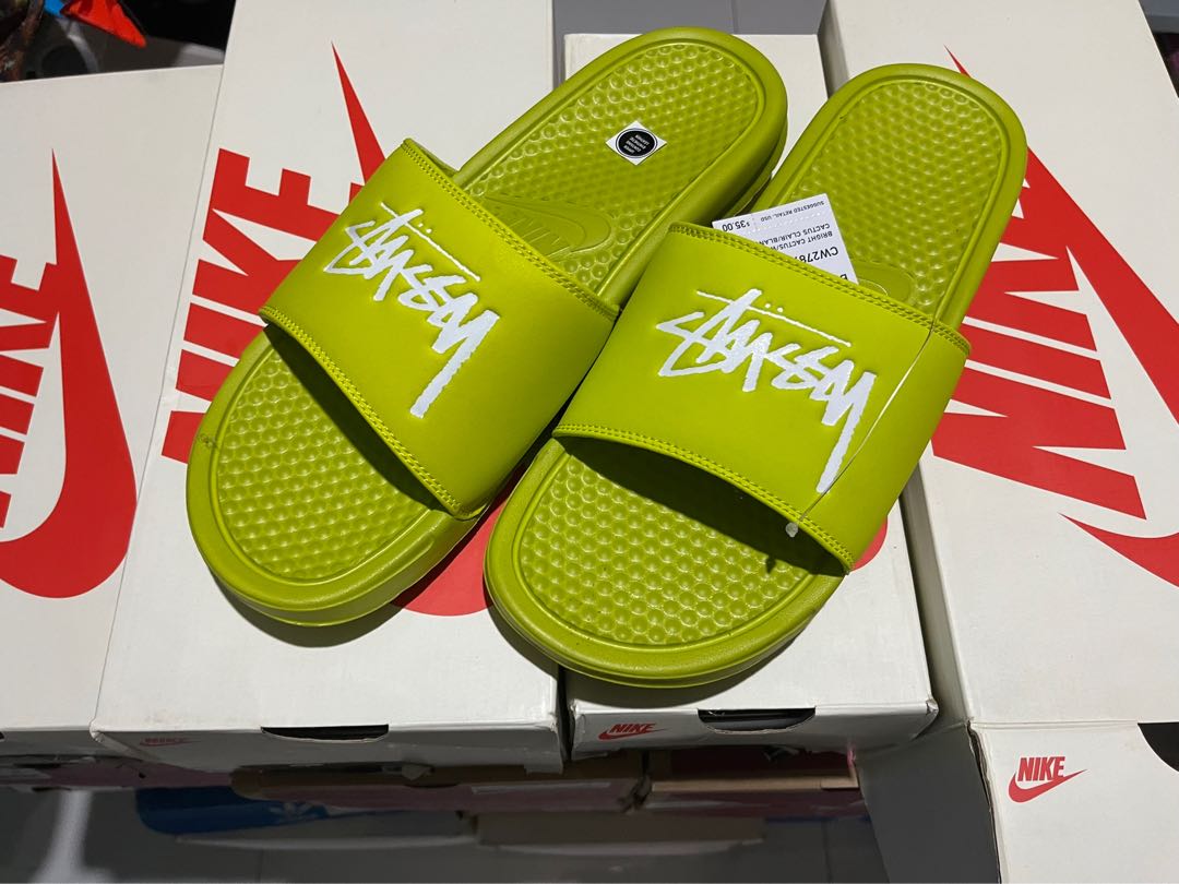 nike stussy slippers