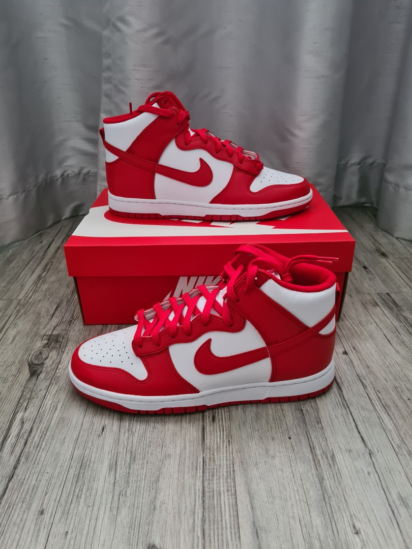 Nike Dunk High Championship White and Red 24 5cm Yahoo!フリマ（旧）-