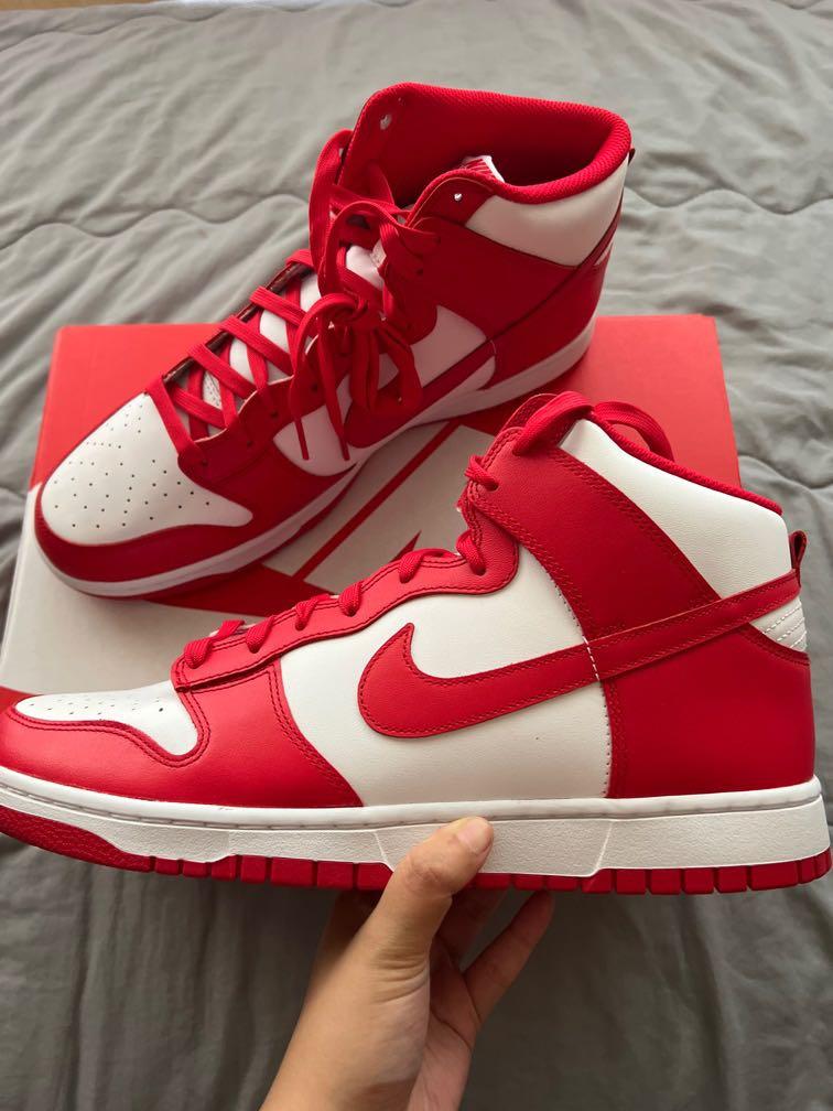 BNDS Nike Dunk High Championship University Red US MENS 13