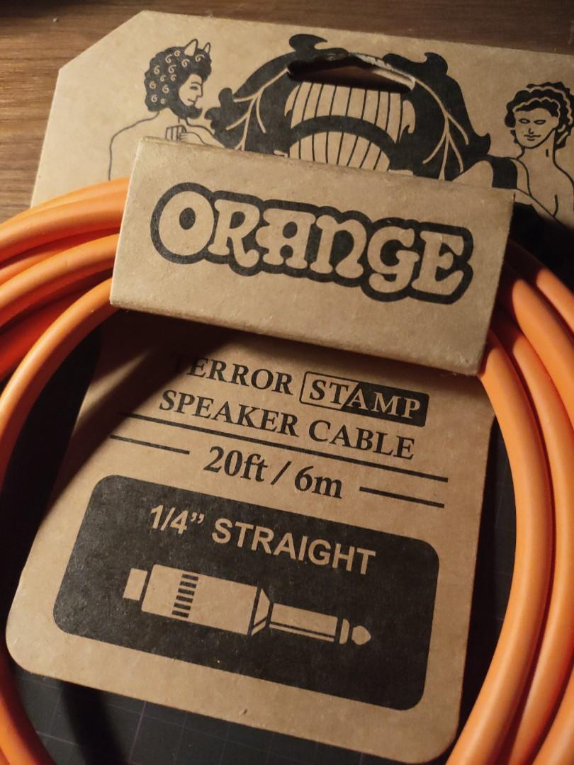 Orange Guitar Speaker Cable 20FT / 20 Feet, Hobbies & Toys, Music & Media, Music Accessories on