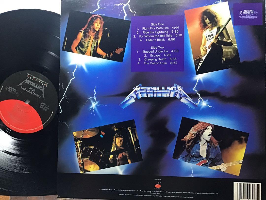 PIRING HITAM ANTIK Metallica - Ride the Lightning OOP ELEKTRA USA VINTAGE VINYL  LP RECORD Anubis 80s Hard Rock Metal, Hobbies & Toys, Music & Media, CDs &  DVDs on Carousell