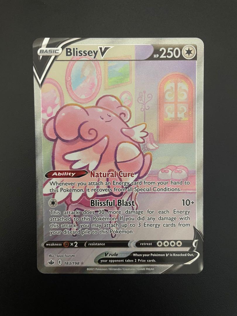 blissey v pokemon card price Amazon.com: Blissey V - 119/198 - Ultra Rare - Sword & Shield main image 0