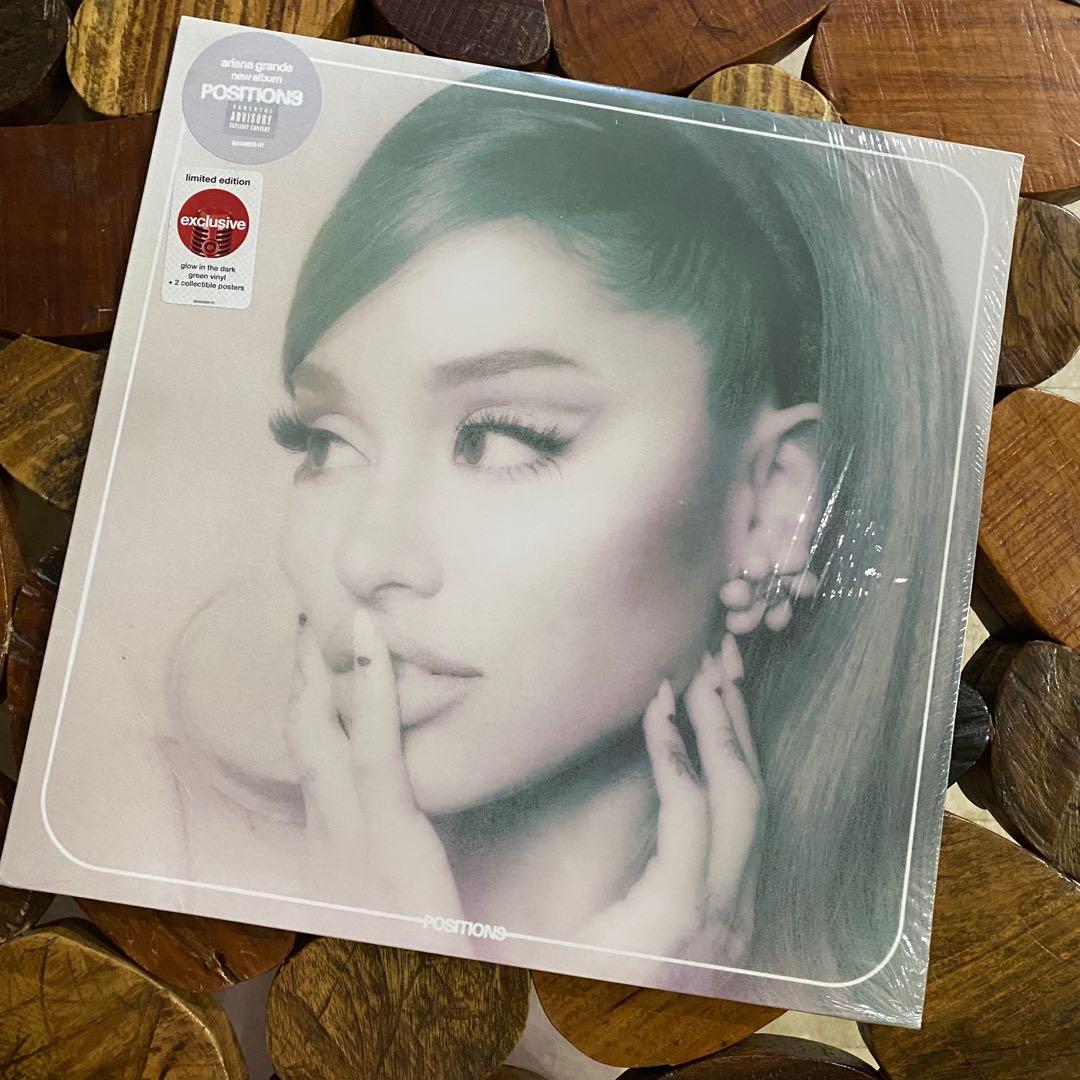 Ariana Grande - Positions (Exclusive Glow In The Dark Green Vinyl LP) -   Music