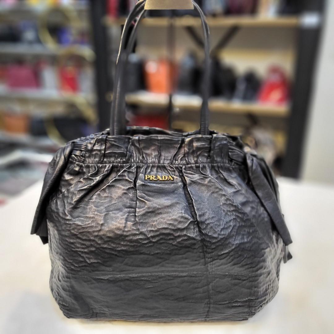 Prada Fuchsia Big Bag, Luxury, Bags & Wallets on Carousell