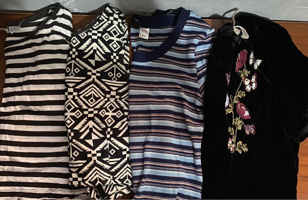 Preloved H&M Crop Tops (Category: Shirts) located in Antipolo. Submitted by mac189 (Listing ID 1143593545, Image 1). Description: 100 each. See pic for measurements. Mostly medium. BLACK TOP RESERVED.