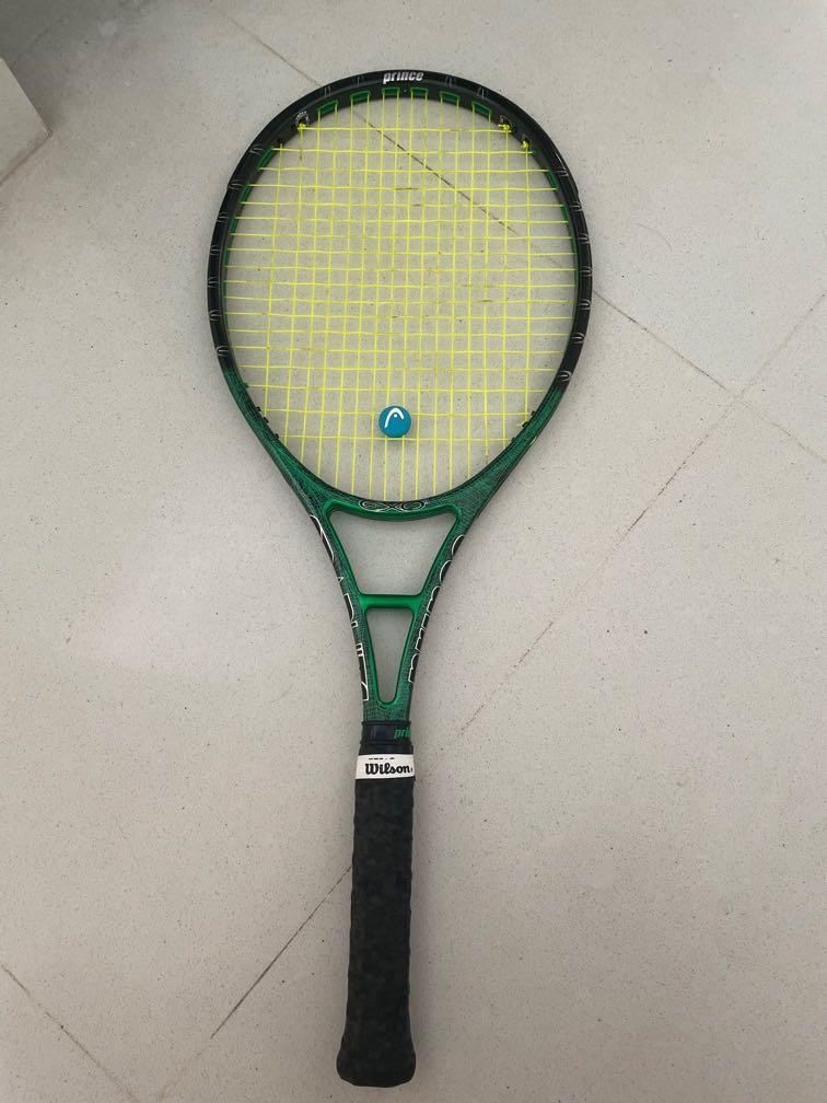 White Prince Racket Prince tennis racket, Sports Equipment, Sports & Games, Racket & Ball ...