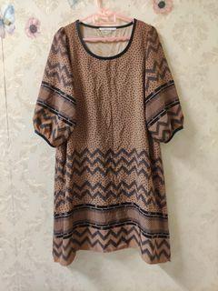 Puff sleeve dress