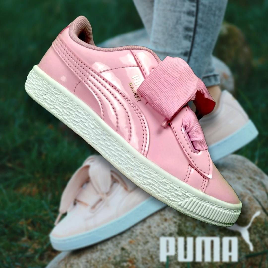 Puma basket heart kids sale