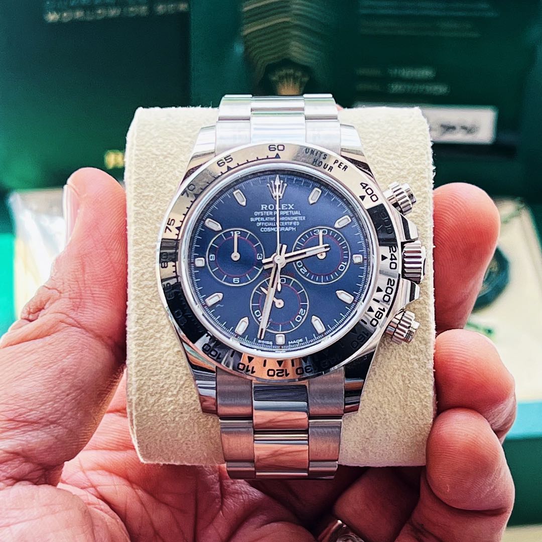 116509 outlet blue dial